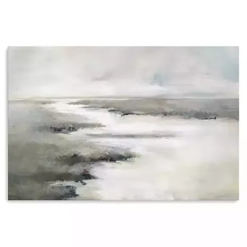 Abstract Marsh Canvas Art Print