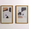 Abstract Space Framed Art Prints, Set of 2