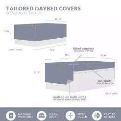 Adley Reversible Daybed 6-pc. Quilt Cover Set