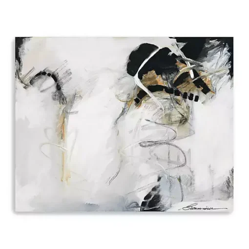 Against All Odds Abstract Canvas Art Print