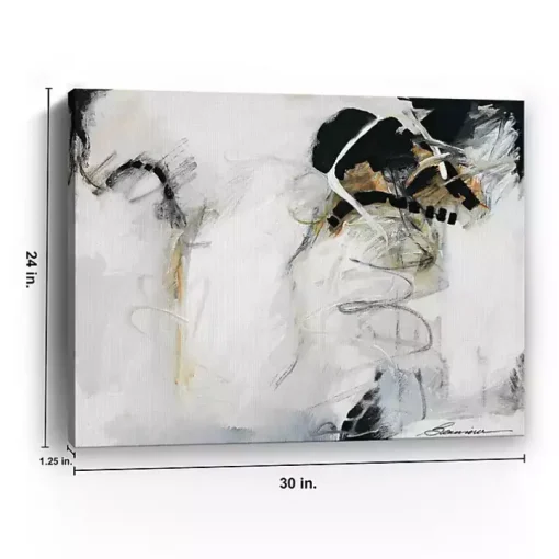 Against All Odds Abstract Canvas Art Print