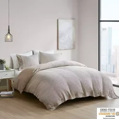 Alaya Tan 4-pc. California King Waffle Duvet Set