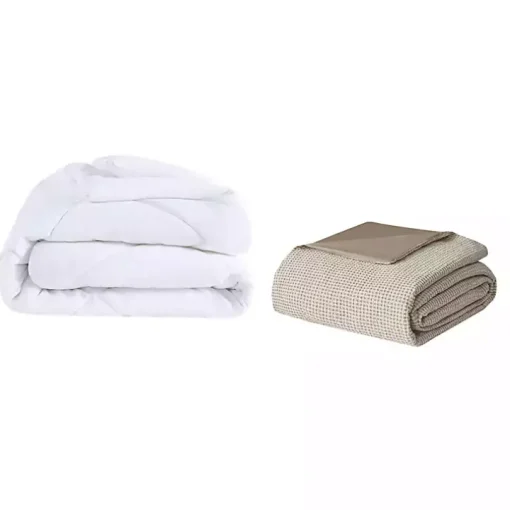 Alaya Tan 4-pc. California King Waffle Duvet Set