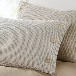 Alaya Tan 4-pc. California King Waffle Duvet Set