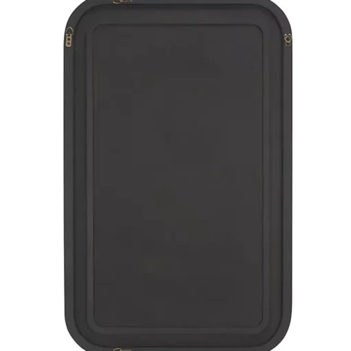 Alessa Black Rectangular Wall Mirror