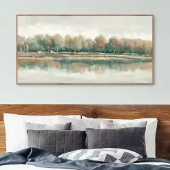 Along The Way I Framed Canvas Art