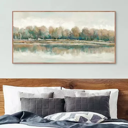 Along The Way I Framed Canvas Art