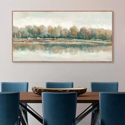 Along The Way I Framed Canvas Art
