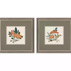 Amanita Mushroom Framed Art Prints, Set of 2