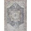 Amelie Navy Blue Classic Washable Area Rug, 6x9