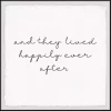 And They Lived Happily Framed Art Print