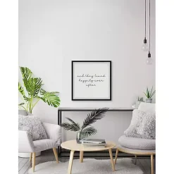 And They Lived Happily Framed Art Print