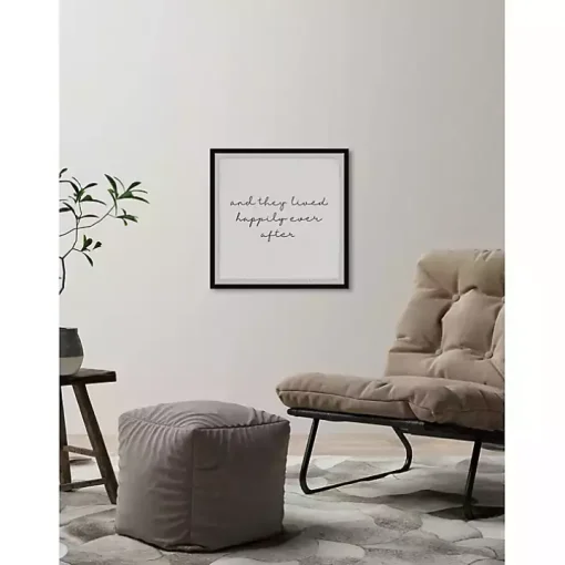 And They Lived Happily Framed Art Print