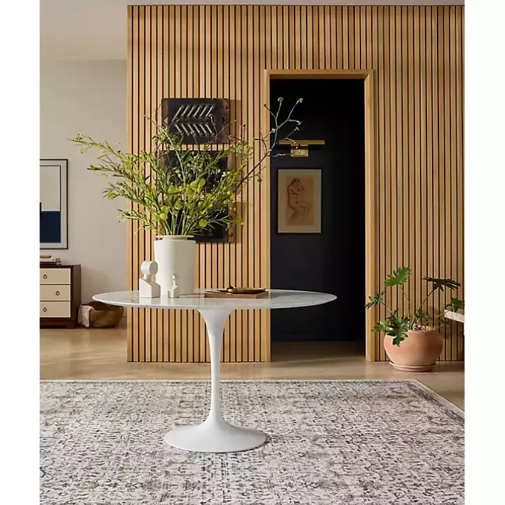 Annitston Ivory Stone Area Rug, 8x10