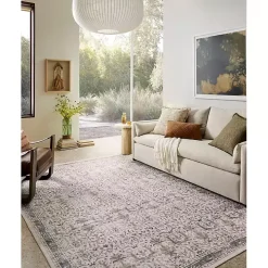 Annitston Ivory Stone Area Rug, 8x10
