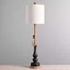 Antique Black Allison Buffet Lamp