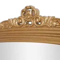 Antique Brass Ornate Filigree Mirror