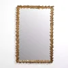 Antique Bronze Leaf Frame Wall Mirror
