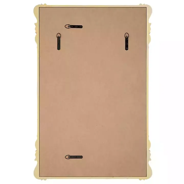 Antique Gold Vintage Rectangular Wall Mirror