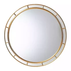 Antique Goldleaf Round Wall Mirror