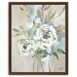 Antique Rose II Framed Canvas Art Print