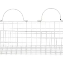 Antique White 2-pc. Long Wire Basket Set, 17 in.