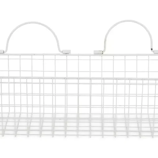 Antique White 2-pc. Long Wire Basket Set, 17 in.