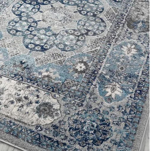 Aqua and Gray Alex Runner, 2x6