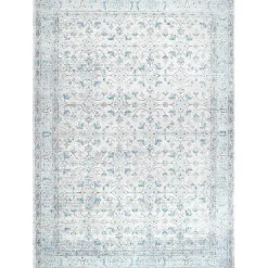 Aqua Rio Vintage Area Rug, 4x6