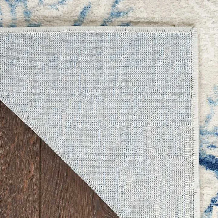 Aquamarine Starfish Coastal Area Rug, 5x7