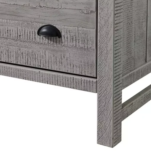 Arden Gray Wood 6-Drawer Dresser