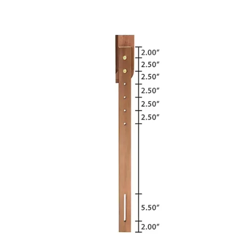 Ash Walnut Wood Panel King Headboard