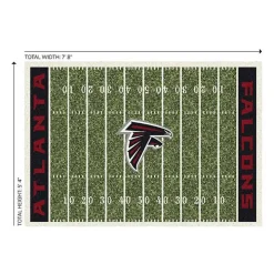 Atlanta Falcons Home Field Area Rug, 6x8