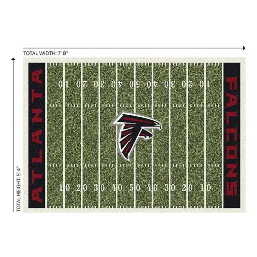 Atlanta Falcons Home Field Area Rug, 6x8