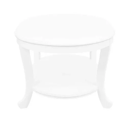 Aubert White Wood Coffee Table