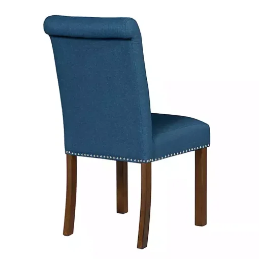 Aubrey Navy Upholstered 2-pc. Dining Chair Set