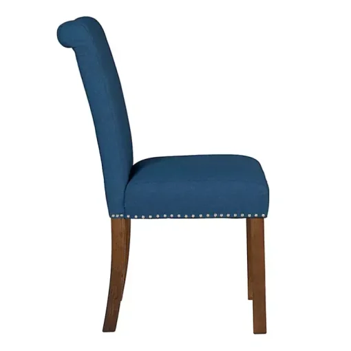 Aubrey Navy Upholstered 2-pc. Dining Chair Set