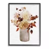 Autumn Flower Bouquet Black Framed Wall Art