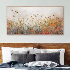 Autumn Meadow Framed Canvas Art Print