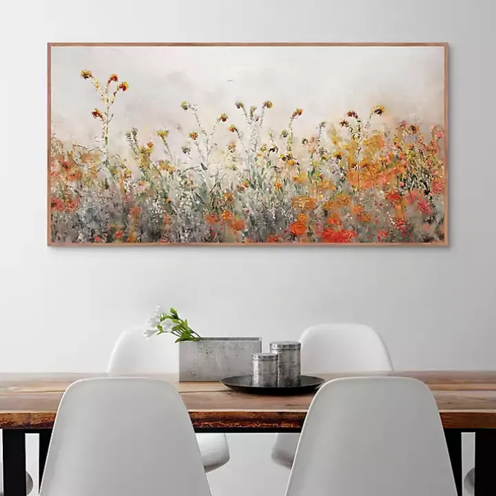 Autumn Meadow Framed Canvas Art Print