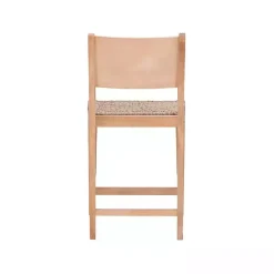 Basketweave Seat Counter Stools, Set of 2