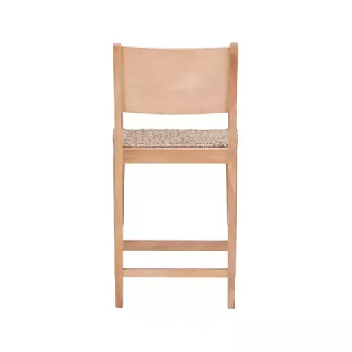 Basketweave Seat Counter Stools, Set of 2