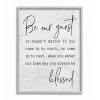 Be Our Guest Framed Wall Plaque