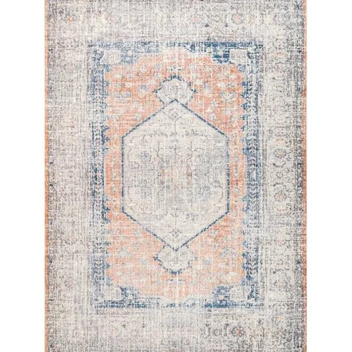 Bea Distressed Vintage Washable Area Rug, 8x10