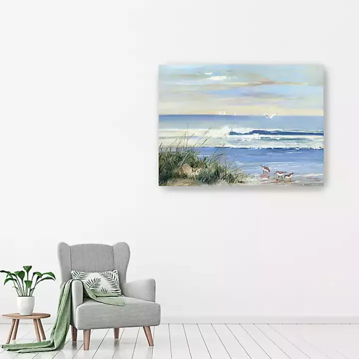 Beach Combers Giclee Canvas Art Print, 48x36 in.