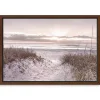Beach Morning Blessing Framed Canvas Art Print