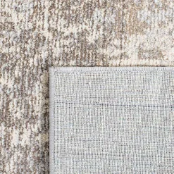 Beige Madison Abstract Area Rug, 6x6