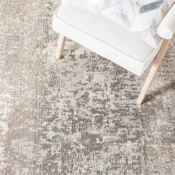 Beige Madison Abstract Area Rug, 8x10