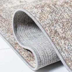 Beige Madison Abstract Runner, 2x8