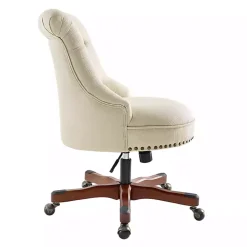 Beige Miller Tufted Office Chair